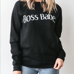 Brunette the label Boss Babe Sweatshirt